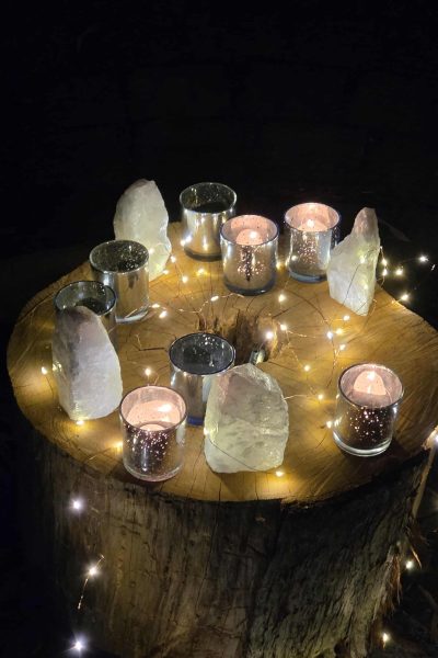 Monthly New Moon Circles by Firelight